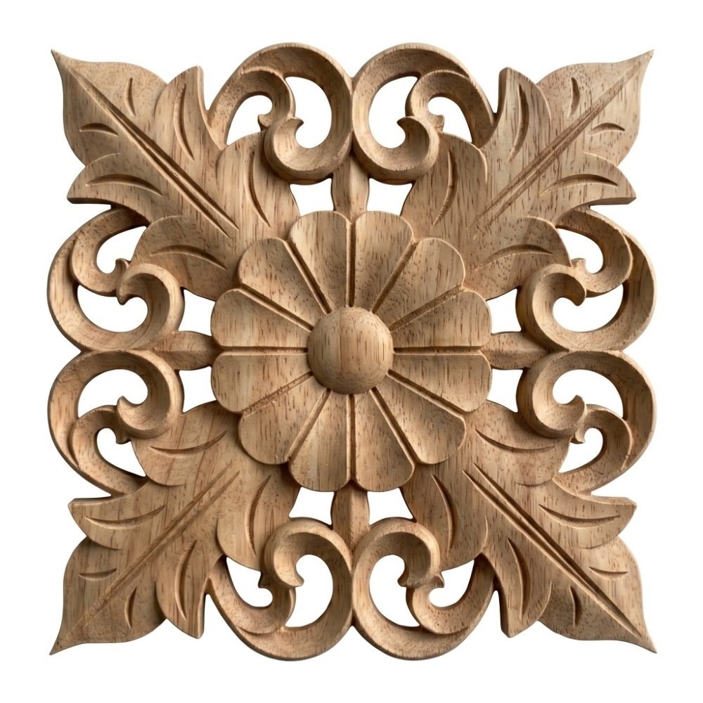 Craft Embellishments - Hiasan Rumah Kayu Ukiran Kayu Warna