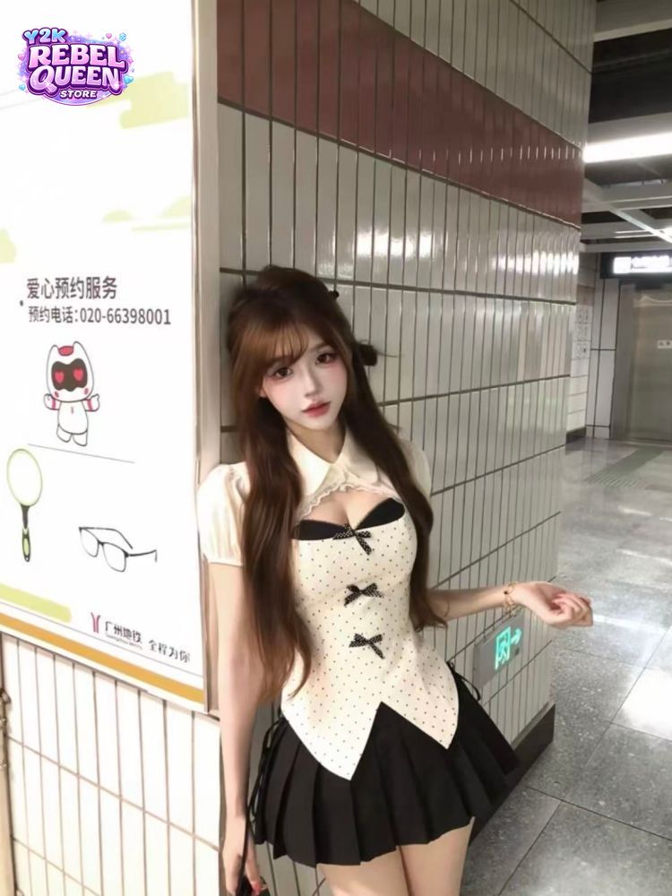 Elastic Lace Trim - Set 2 Potong Coquette Sweet untuk