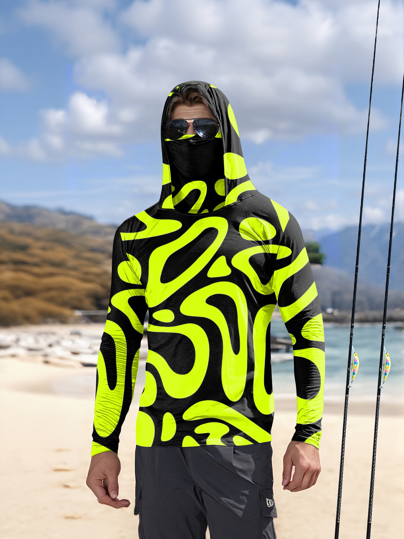 Embellish Knit - Kemeja Lengan Panjang Pria Gaya Baru
