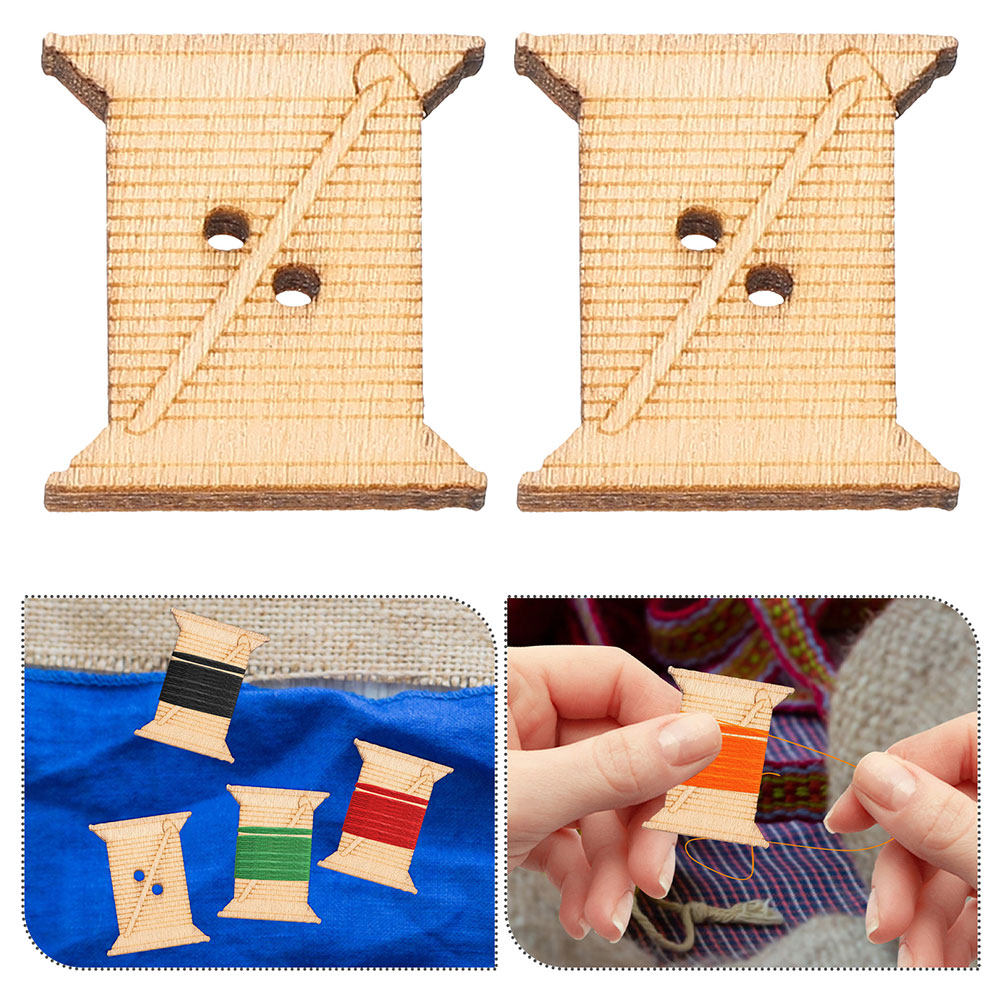 Embroidery Craft - 100 Buah Bobbin Benang Mesin Jahit
