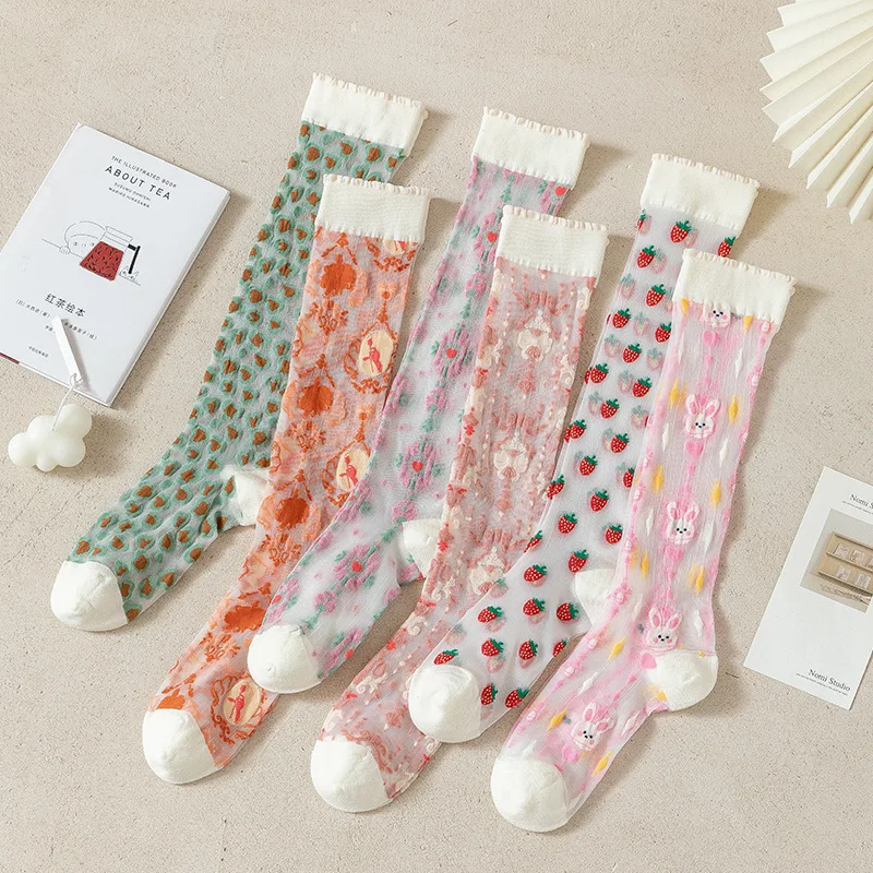 Stoking Wanita Tipis Musim Pan - Crystal Mesh Fabric ulasan dan harga