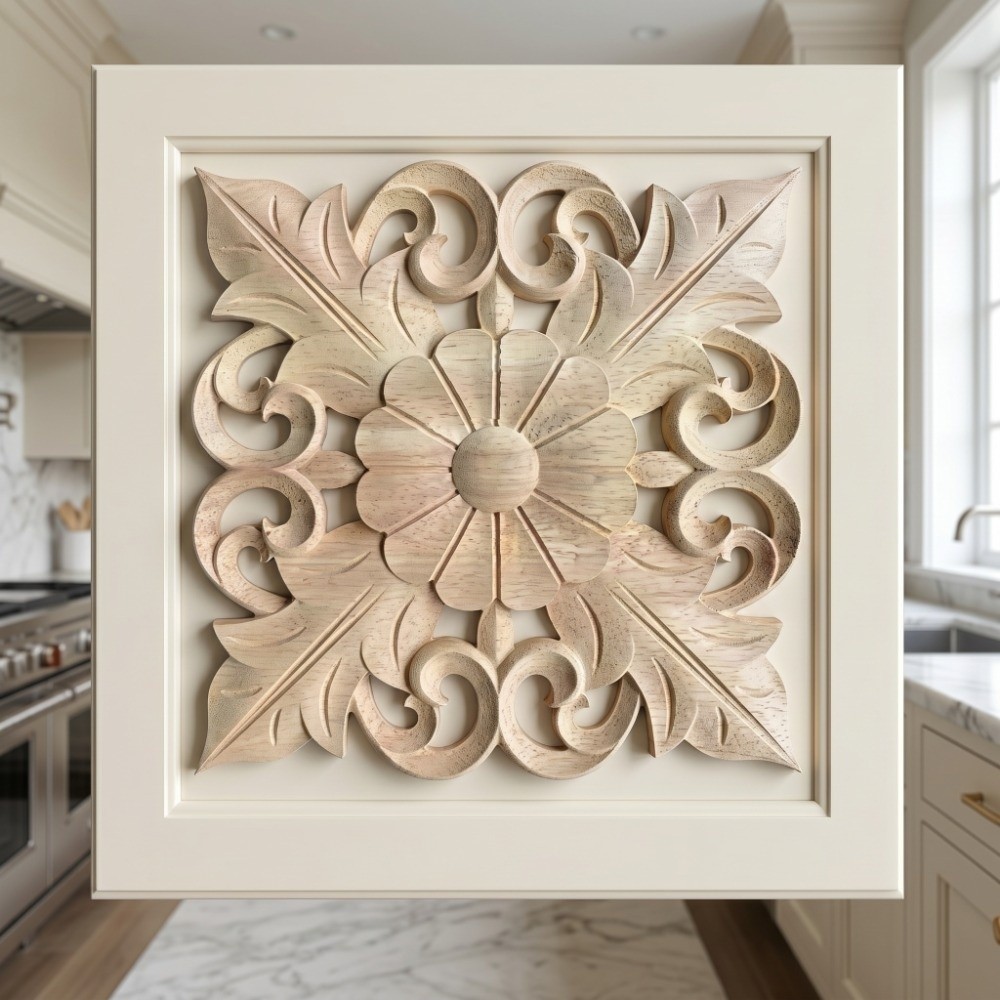 Hiasan Rumah Kayu Ukiran Kayu  - Craft Embellishments ulasan dan harga