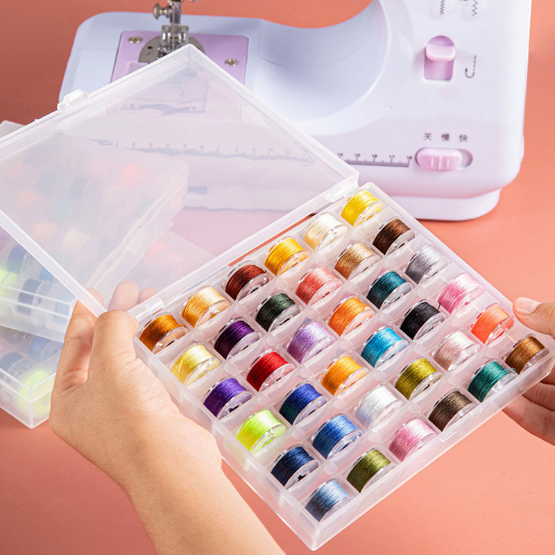 Set Kotak Bobin Jahit Mesin Ja - Craft Embellishment Storage ulasan dan harga