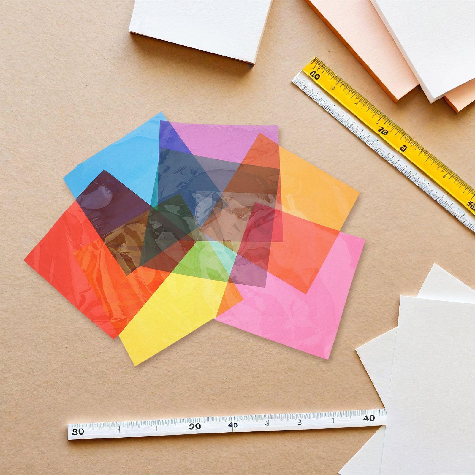 90 Lembar Kertas Selofan Berwa - Craft Embellishments ulasan dan harga