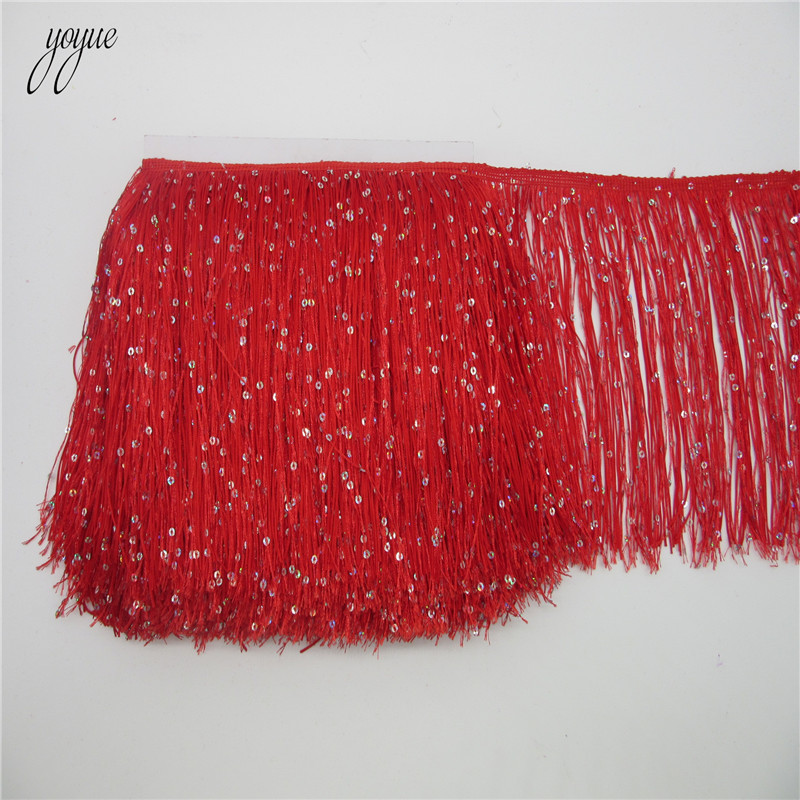YOYUE 1Yard 20CM Panjang Polie - Fringe Ribbon Sewing ulasan dan harga
