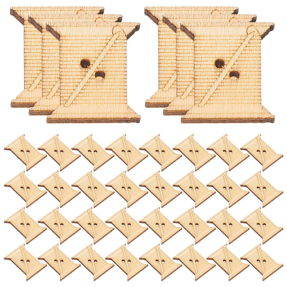 100Pcs Kartu Gulung Benang Bor - Embroidery Embellishments ulasan dan harga
