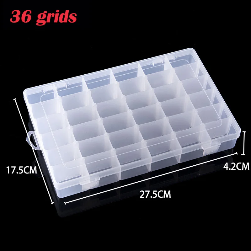 Kotak penyimpanan plastik 6/24 - Craft Embellishment Storage ulasan dan harga