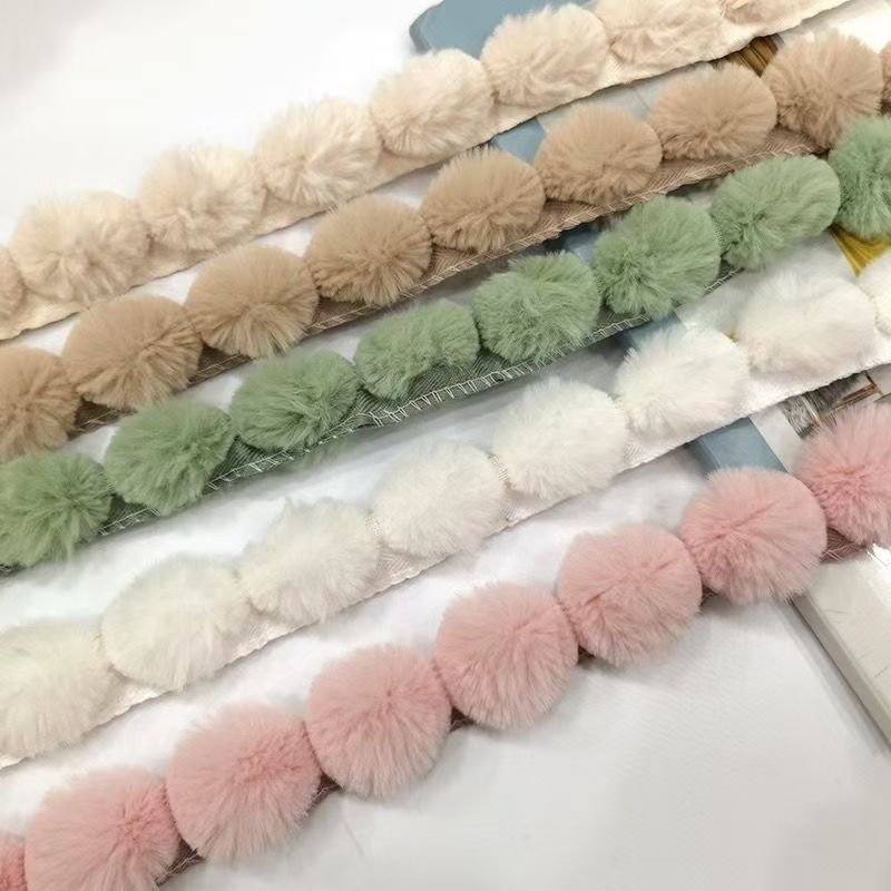 Pita Renda Bulu Kelinci Imitas - Fringe Ribbon Sewing ulasan dan harga
