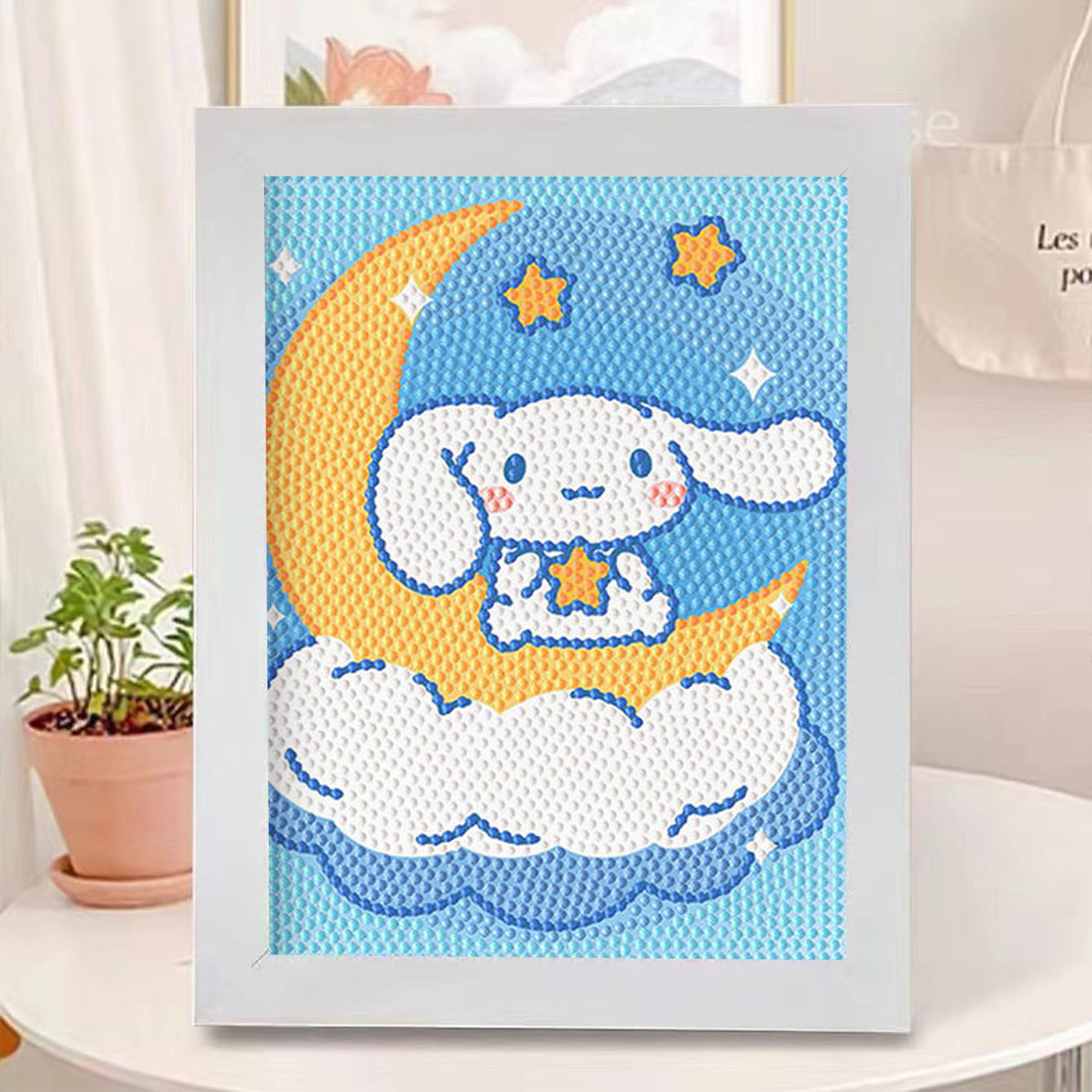 Sanliou Moon Jade Guigou Lukis - Embroidery Embellishments ulasan dan harga