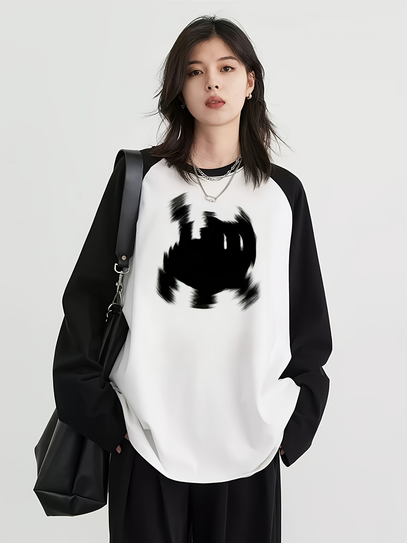 Kaos Raglan Lengan Panjang Wan - Embellish Knit ulasan dan harga